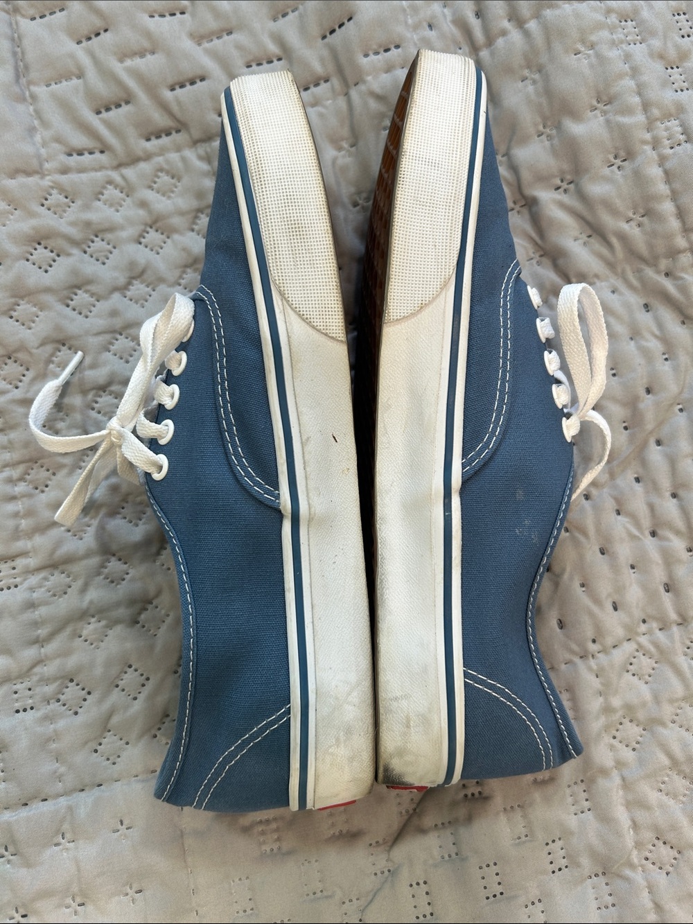 Vans 9.5 classic canvas lace up blue - Picture 5 of 8
